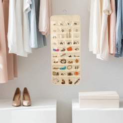 Hanging Jewelry Organizer, 26 Pocket Jewelry Chain Storage Bag