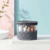 Round cosmetic bag